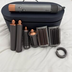 Dyson Copper and Gray Hair Styling Tool Set